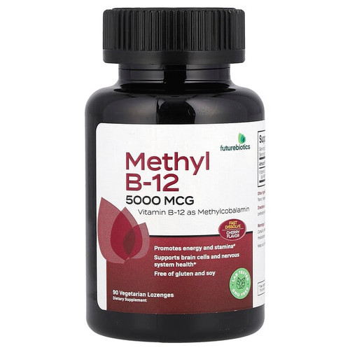 <img alt="Futurebiotics, Methyl B-12, Cherry, 5,000 mcg, 90 Vegetarian Lozenges" title="Futurebiotics, Methyl B-12, Cherry, 5,000 mcg, 90 Vegetarian Lozenges,049479501106"