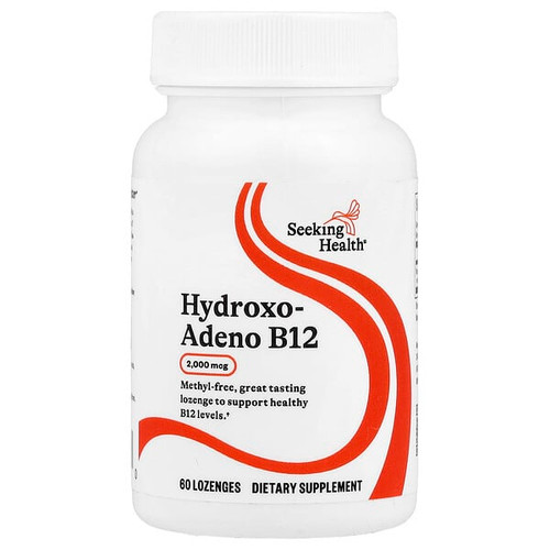<img alt="Seeking Health, Hydroxo-Adeno B12, 2,000 mcg, 60 Lozenges" title="Seeking Health, Hydroxo-Adeno B12, 2,000 mcg, 60 Lozenges,810007520490"
