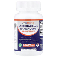 <img alt="Vitamatic, Lactobacillus Rhamnosus, 60 DRcaps Hypromellose Capsules" title="Vitamatic, Lactobacillus Rhamnosus, 60 DRcaps Hypromellose Capsules,810078473800"