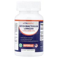 <img alt="Vitamatic, Bifidobacterium Longum, 60 DRcaps" title="Vitamatic, Bifidobacterium Longum, 60 DRcaps,810078474791"