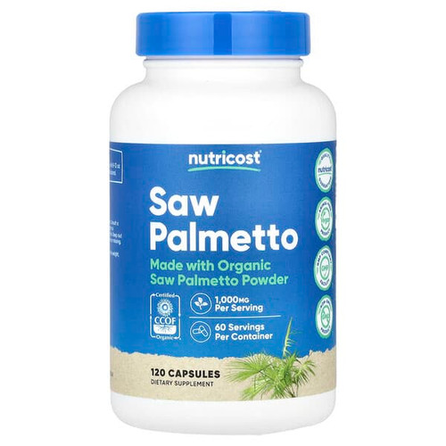 <img alt="Nutricost, Saw Palmetto, 120 Capsules (500 mg per Capsule)" title="Nutricost, Saw Palmetto, 120 Capsules (500 mg per Capsule),810014673295"