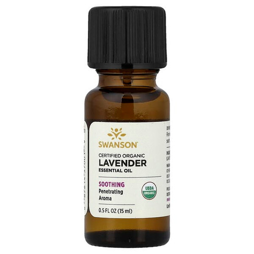 <img alt="Swanson Vitamins, Certified Organic Essential Oil, Lavender, 0.5 fl oz (15 ml)" title="Swanson Vitamins, Certified Organic Essential Oil, Lavender, 0.5 fl oz (15 ml),087614370019"