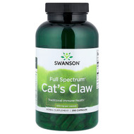 <img alt="Swanson Vitamins, Full Spectrum Cats Claw, 250 Capsules (500 mg per Capsule)" title="Swanson Vitamins, Full Spectrum Cats Claw, 250 Capsules (500 mg per Capsule),087614017570"