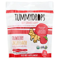 <img alt="Tummydrops, Organic Drops, Strawberry Ginger, 33 Lozenges" title="Tummydrops, Organic Drops, Strawberry Ginger, 33 Lozenges,850573003867"