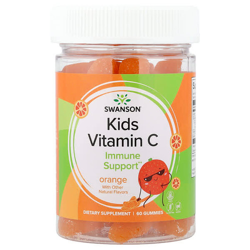 <img alt="Swanson Vitamins, Kids Vitamin C, Orange, 60 Gummies" title="Swanson Vitamins, Kids Vitamin C, Orange, 60 Gummies,087614118833"