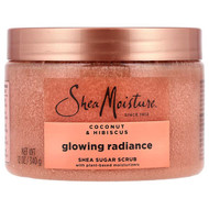 <img alt="SheaMoisture, Glowing Radiance Shea Sugar Scrub, Coconut & Hibiscus, 12 oz (340 g)" title="SheaMoisture, Glowing Radiance Shea Sugar Scrub, Coconut & Hibiscus, 12 oz (340 g),764302026464"