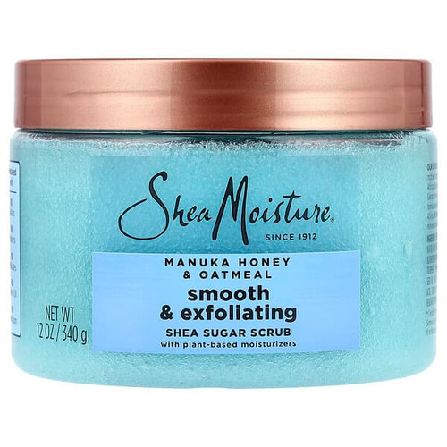 <img alt="SheaMoisture, Smooth & Exfoliating Shea Sugar Scrub, Manuka Honey & Oatmeal, 12 oz (340 g)" title="SheaMoisture, Smooth & Exfoliating Shea Sugar Scrub, Manuka Honey & Oatmeal, 12 oz (340 g),764302026419"