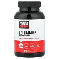 <img alt="Force Factor, L-Glutamine, 1,000 mg, 100 Tablets" title="Force Factor, L-Glutamine, 1,000 mg, 100 Tablets,810126660374"