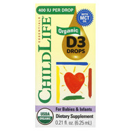 <img alt="ChildLife Essentials, Organic D3 Drops for Babies & Infants, 0.21 fl oz (6.25 mL)" title="ChildLife Essentials, Organic D3 Drops for Babies & Infants, 0.21 fl oz (6.25 mL),608274162006"