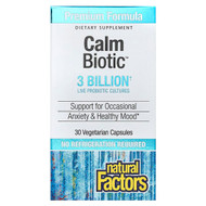 <img alt="Natural Factors, Calm Biotic, 3 Billion, 30 Vegetarian Capsules" title="Natural Factors, Calm Biotic, 3 Billion, 30 Vegetarian Capsules,068958018607"