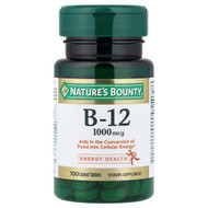 <img alt="Natures Bounty, Vitamin B-12, 1,000 mcg, 100 Coated Tablets" title="Natures Bounty, Vitamin B-12, 1,000 mcg, 100 Coated Tablets,074312013805"