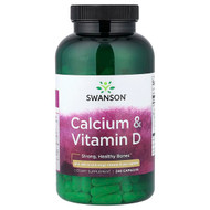 <img alt="Swanson Vitamins, Calcium & Vitamin D, 240 Capsules" title="Swanson Vitamins, Calcium & Vitamin D, 240 Capsules,087614110455"
