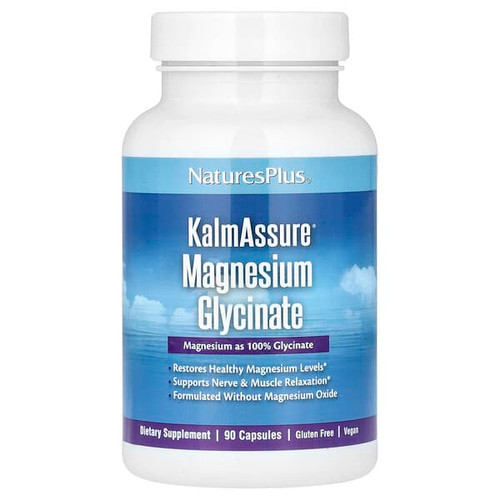 <img alt="NaturesPlus, KalmAssure, Magnesium Glycinate, 90 Capsules (70 mg per Capsule)" title="NaturesPlus, KalmAssure, Magnesium Glycinate, 90 Capsules (70 mg per Capsule),097467336094"