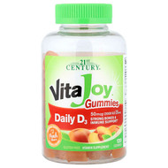 <img alt="21st Century, VitaJoy Daily D3 Gummies, Peach, 120 Gummies" title="21st Century, VitaJoy Daily D3 Gummies, Peach, 120 Gummies,740985276228"