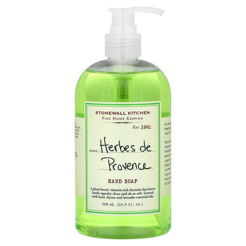 <img alt="Stonewall Kitchen, Hand Soap, Herbes de Provence, 16.9 fl oz (500 ml)" title="Stonewall Kitchen, Hand Soap, Herbes de Provence, 16.9 fl oz (500 ml),711381309339"