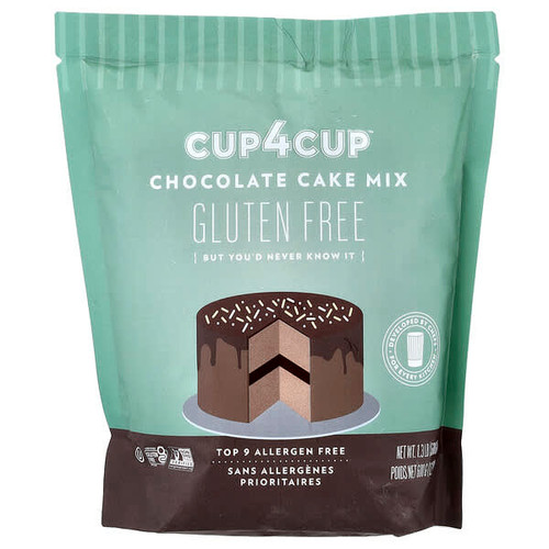 <img alt="Cup4Cup, Chocolate Cake Mix, Gluten Free, 1.3 lb (600 g)" title="Cup4Cup, Chocolate Cake Mix, Gluten Free, 1.3 lb (600 g),859216003325"