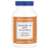 <img alt="The Vitamin Shoppe, Snooze-In With Melatonin, 120 Capsules" title="The Vitamin Shoppe, Snooze-In With Melatonin, 120 Capsules,766536029907"