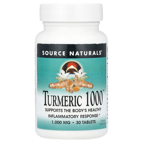 <img alt="Source Naturals, Turmeric 1000, 1,000 mg, 30 Tablets" title="Source Naturals, Turmeric 1000, 1,000 mg, 30 Tablets,021078023692"