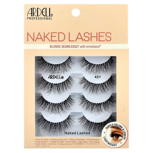 <img alt="Ardell, Naked Lashes, 421, 4 Pairs" title="Ardell, Naked Lashes, 421, 4 Pairs,074764698711"
