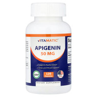 <img alt="Vitamatic, Apigenin, 50 mg, 120 Capsules" title="Vitamatic, Apigenin, 50 mg, 120 Capsules,810078471059"