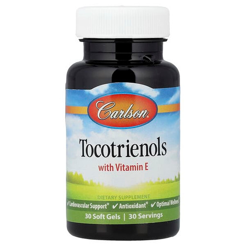 <img alt="Carlson, Tocotrienols with Vitamin E, 30 Soft Gels" title="Carlson, Tocotrienols with Vitamin E, 30 Soft Gels,088395008801"