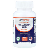 <img alt="Vitamatic, High Potency, Hyaluronic Acid, 200 mg, 120 Vegetable Capsules" title="Vitamatic, High Potency, Hyaluronic Acid, 200 mg, 120 Vegetable Capsules,602343800479"