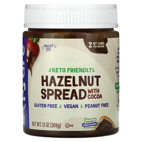 <img alt="Pyure, Hazelnut Spread with Cocoa, Non-GMO, Keto, Gluten-Free, 13 oz (369 g)" title="Pyure, Hazelnut Spread with Cocoa, Non-GMO, Keto, Gluten-Free, 13 oz (369 g),850196003848"