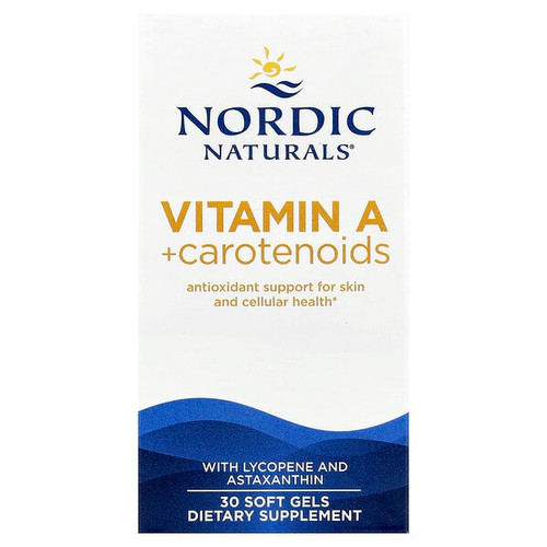 <img alt="Nordic Naturals, Vitamin A + Carotenoids, 30 Soft Gels" title="Nordic Naturals, Vitamin A + Carotenoids, 30 Soft Gels,768990015304"