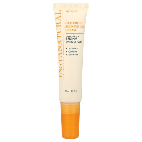 <img alt="InstaNatural, Hyaluronic Acid Eye Gel Cream, 0.5 fl oz (15 ml)" title="InstaNatural, Hyaluronic Acid Eye Gel Cream, 0.5 fl oz (15 ml),812219031467"