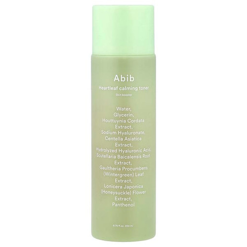 <img alt="Abib, Heartleaf Calming Toner, 6.76 fl oz (200 ml)" title="Abib, Heartleaf Calming Toner, 6.76 fl oz (200 ml),8809657118012"