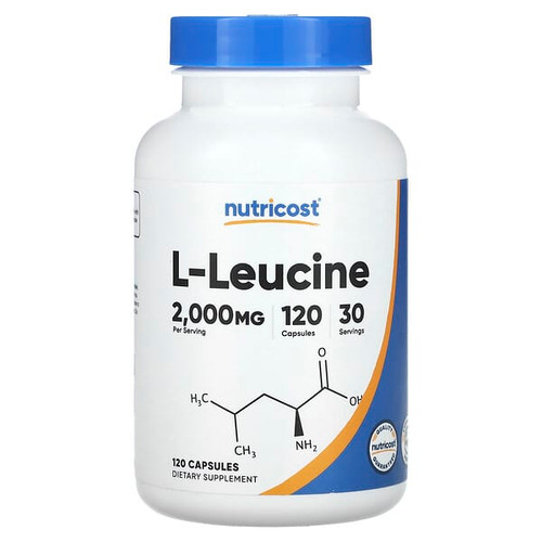 <img alt="Nutricost, L-Leucine, 120 Capsules (500 mg per Capsule)" title="Nutricost, L-Leucine, 120 Capsules (500 mg per Capsule),810014675008"