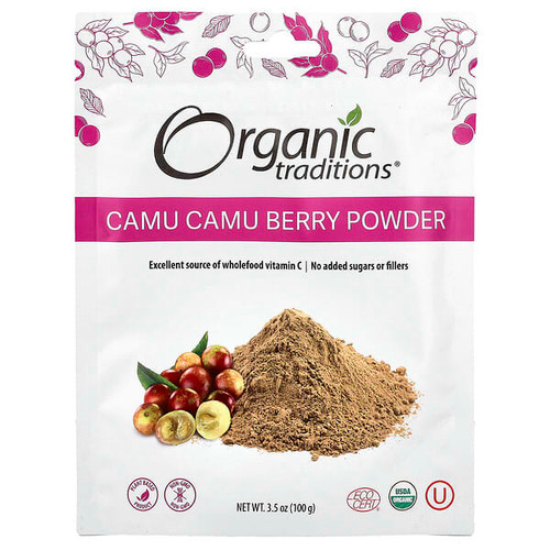 <img alt="Organic Traditions, Camu Camu Berry Powder,  3.5 oz (100 g)" title="Organic Traditions, Camu Camu Berry Powder,  3.5 oz (100 g),627733003193"