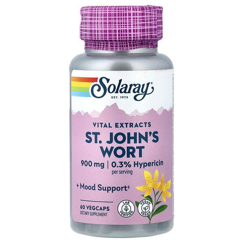 <img alt="Solaray, Vital Extracts, St. Johns Wort, 60 VegCaps" title="Solaray, Vital Extracts, St. Johns Wort, 60 VegCaps,076280377644"