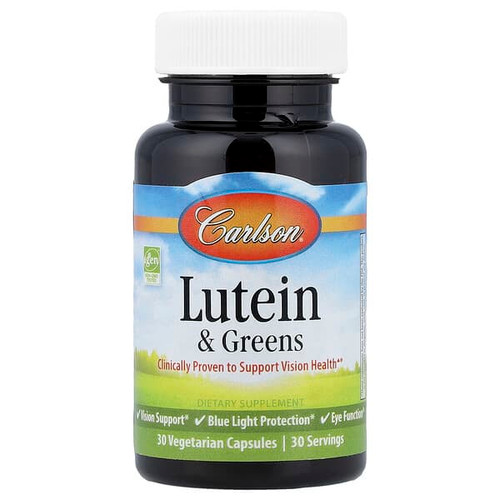 <img alt="Carlson, Lutein & Greens , 30 Vegetarian Capsules" title="Carlson, Lutein & Greens , 30 Vegetarian Capsules,088395866807"