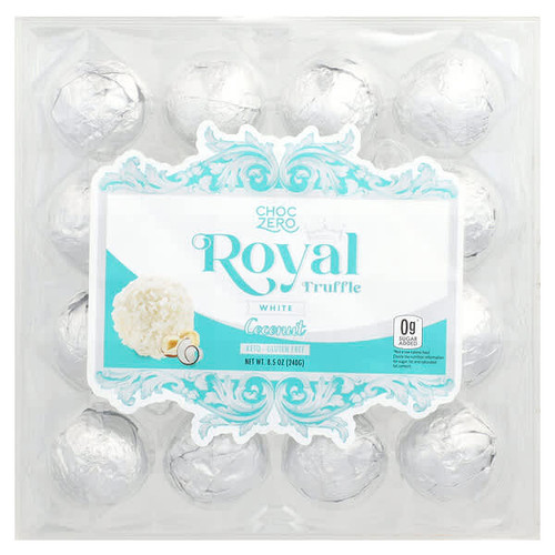 <img alt="ChocZero, Royal Truffle, White, Coconut, 8.5 oz (240 g)" title="ChocZero, Royal Truffle, White, Coconut, 8.5 oz (240 g),850035359792"