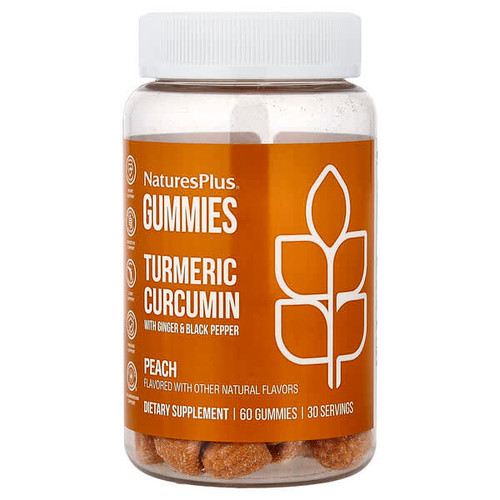 <img alt="NaturesPlus, Turmeric Curcumin With Ginger & Black Pepper Gummies, Peach, 60 Gummies" title="NaturesPlus, Turmeric Curcumin With Ginger & Black Pepper Gummies, Peach, 60 Gummies,097467046948"
