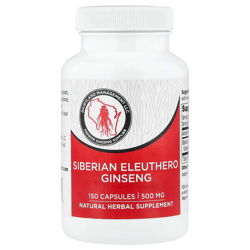 <img alt="Dairyland Ginseng, Siberian Eleuthero Ginseng, 500 mg, 150 Capsules" title="Dairyland Ginseng, Siberian Eleuthero Ginseng, 500 mg, 150 Capsules,850002923483"