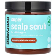 <img alt="Everyone, Super Scalp Scrub, For All Hair Types, Peppermint + Tea Tree, 8 oz (227 g)" title="Everyone, Super Scalp Scrub, For All Hair Types, Peppermint + Tea Tree, 8 oz (227 g),636874231945"