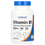 <img alt="Nutricost, Vitamin B1, 500 mg, 120 Capsules" title="Nutricost, Vitamin B1, 500 mg, 120 Capsules,810014679549"