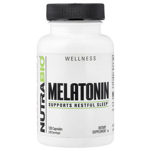 <img alt="NutraBio, Melatonin, 120 Capsules (3 mg per Capsule)" title="NutraBio, Melatonin, 120 Capsules (3 mg per Capsule),649908517663"
