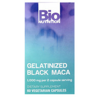 <img alt="Bio Nutrition, Gelatinized Black Maca, 60 Vegetarian Capsules (500 mg per Capsule)" title="Bio Nutrition, Gelatinized Black Maca, 60 Vegetarian Capsules (500 mg per Capsule),860009687523"