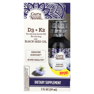 <img alt="GuruNanda, D3 + K2, Black Seed Oil, 2 fl oz (59 ml)" title="GuruNanda, D3 + K2, Black Seed Oil, 2 fl oz (59 ml),810051084078"