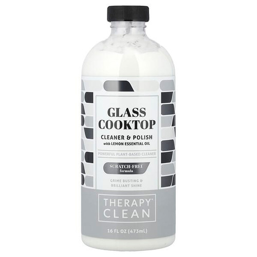 <img alt="Therapy Clean, Glass Cooktop, Cleaner & Polish with Lemon Essential Oil, 16 fl oz (473 ml)" title="Therapy Clean, Glass Cooktop, Cleaner & Polish with Lemon Essential Oil, 16 fl oz (473 ml),895823002252"