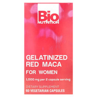 <img alt="Bio Nutrition, Gelatinized Red Maca For Women, 60 Vegetarian Capsules (500 mg per Capsule)" title="Bio Nutrition, Gelatinized Red Maca For Women, 60 Vegetarian Capsules (500 mg per Capsule),850061160058"