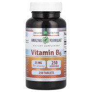 <img alt="Amazing Nutrition, Vitamin B6, 25 mg, 250 Tablets" title="Amazing Nutrition, Vitamin B6, 25 mg, 250 Tablets,810180023597"