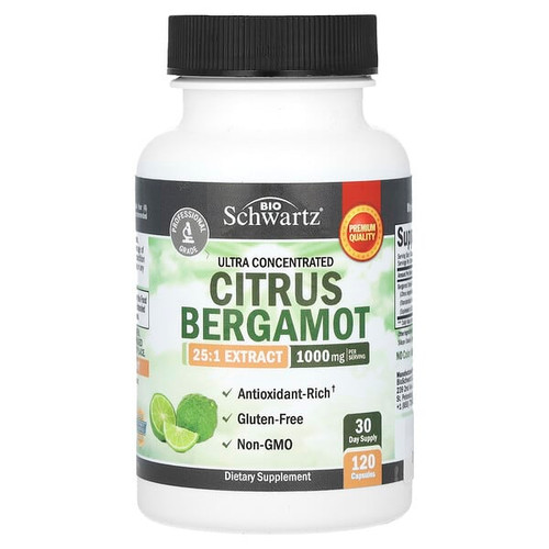 <img alt="BioSchwartz, Ultra Concentrated Citrus Bergamot, 120 Capsules (250 mg)" title="BioSchwartz, Ultra Concentrated Citrus Bergamot, 120 Capsules (250 mg),810056430887"