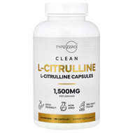 TypeZero, Clean, L-Citrulline, 180 Capsules (750 mg per Capsule)