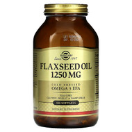 Solgar, Flaxseed Oil, 1,250 mg, 100 Softgels