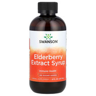 Swanson Vitamins, Elderberry Extract Syrup, 8 fl oz (237 ml)