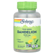 Solaray, True Herbs, Dandelion, 180 VegCaps (520 mg per Capsule)